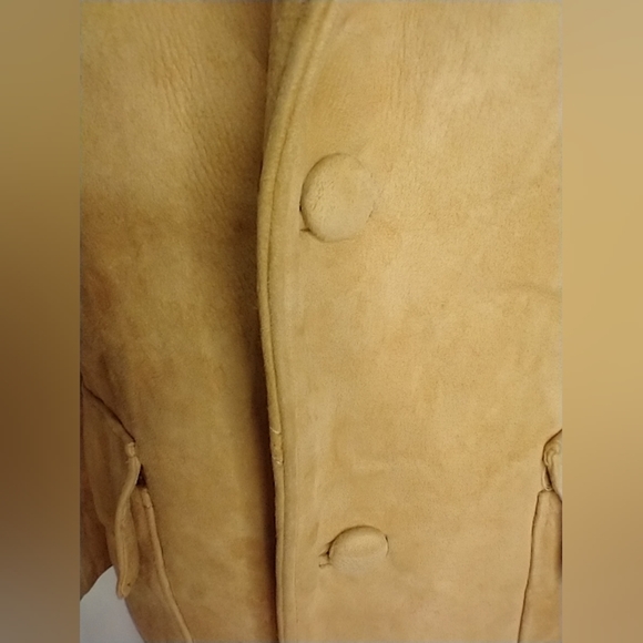 VINTAGE BUTTER SOFT SUEDE WESTERN JACKET - Picture 9 of 12